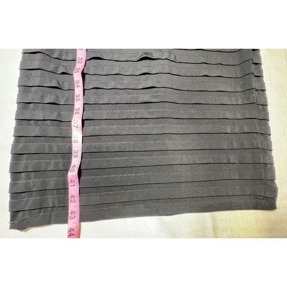 Long Tall Sally Black Shutter Dress Square Neck Pencil Stretchy Size 8 Sexy - Picture 8 of 16